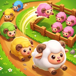 Sheep gogo：颜色分类益智游戏 图标